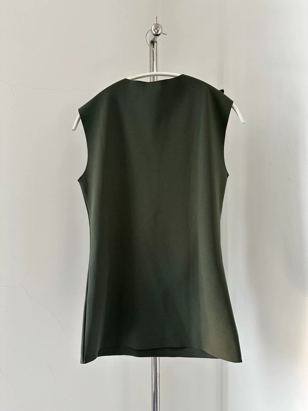 Dries van Noten 24SS three-dimensional pleated floral sleeveless vest