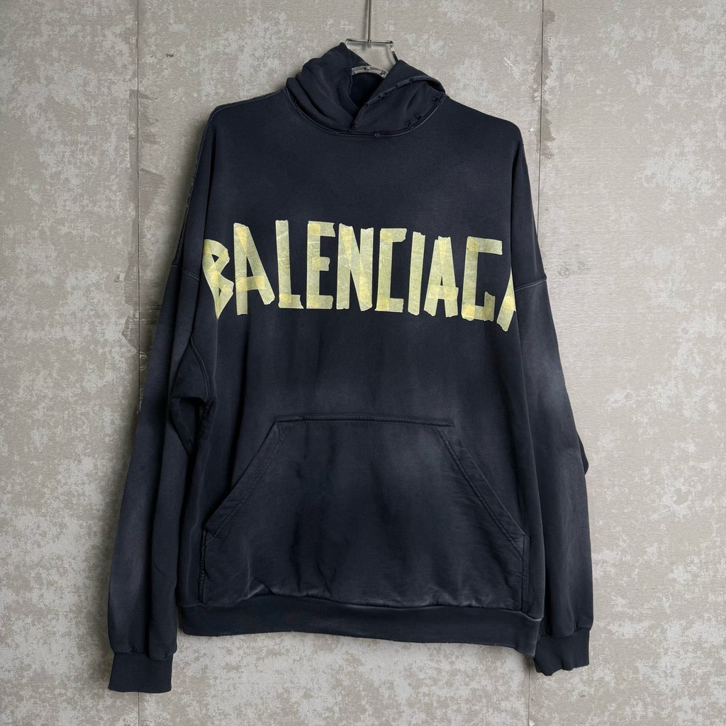 Balenciaga tape logo hoodie