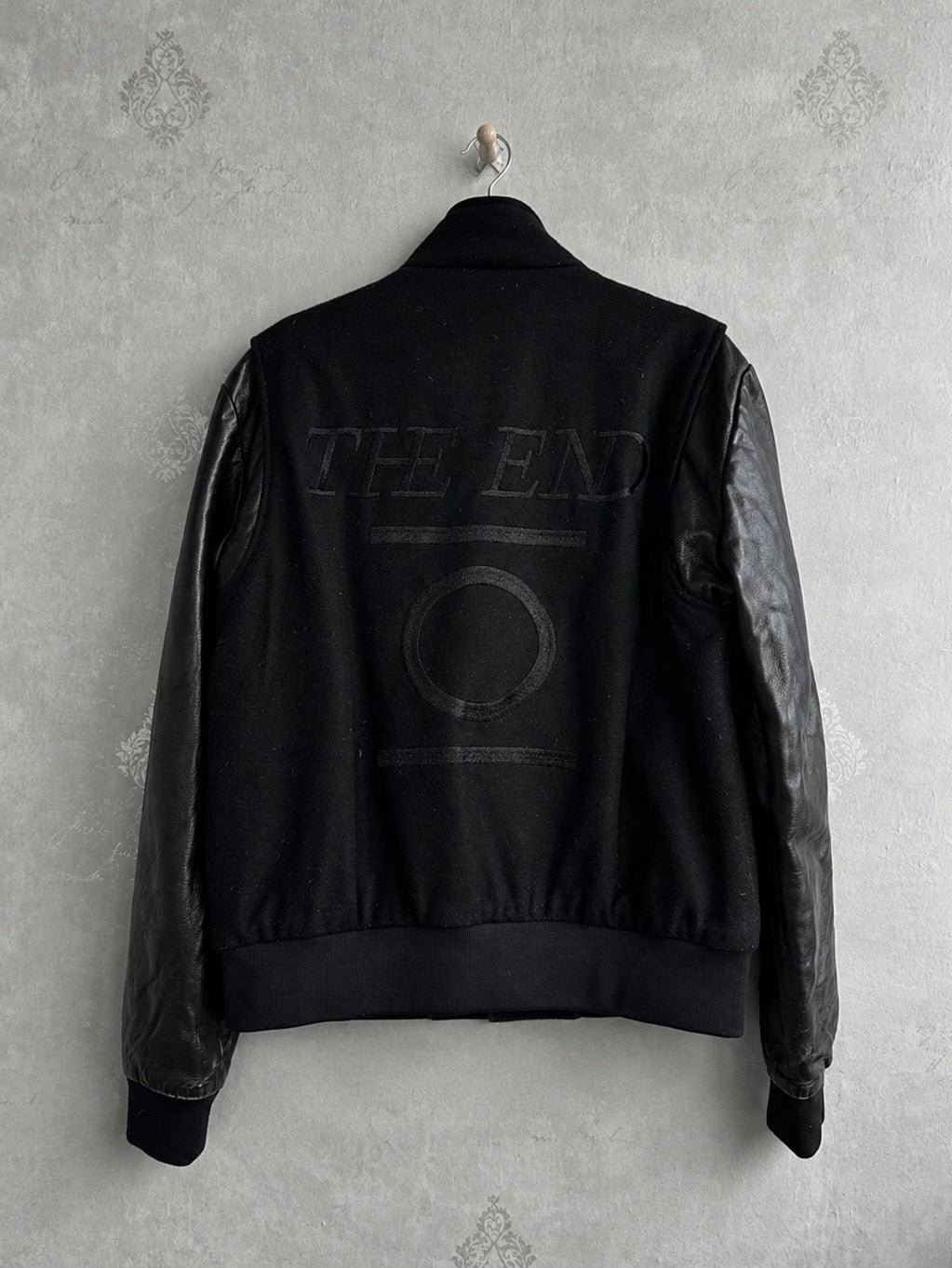 Alexander McQueen 17AW End Embroidered Leather Jacket
