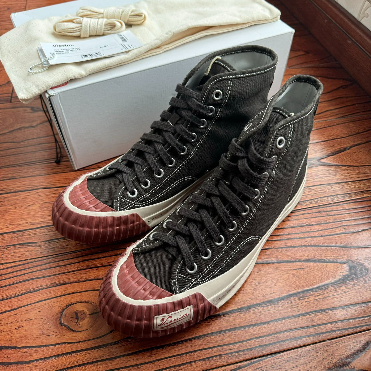 Visvim 25aw Skagway HI Alta Thin-Sole Canvas Shoes