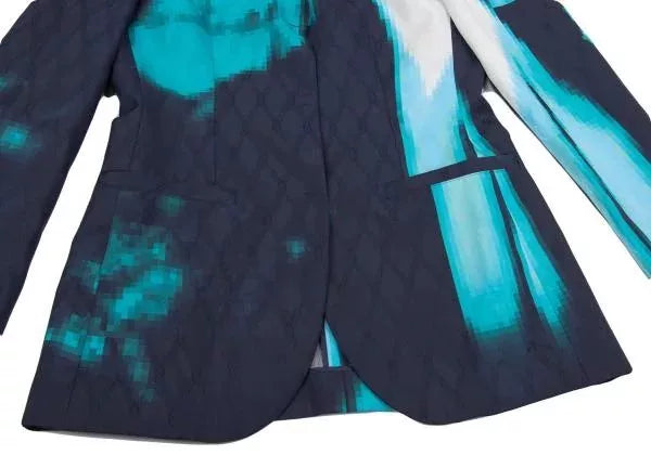 Jean Paul Gaultier Vintage Blue Portrait Blazer