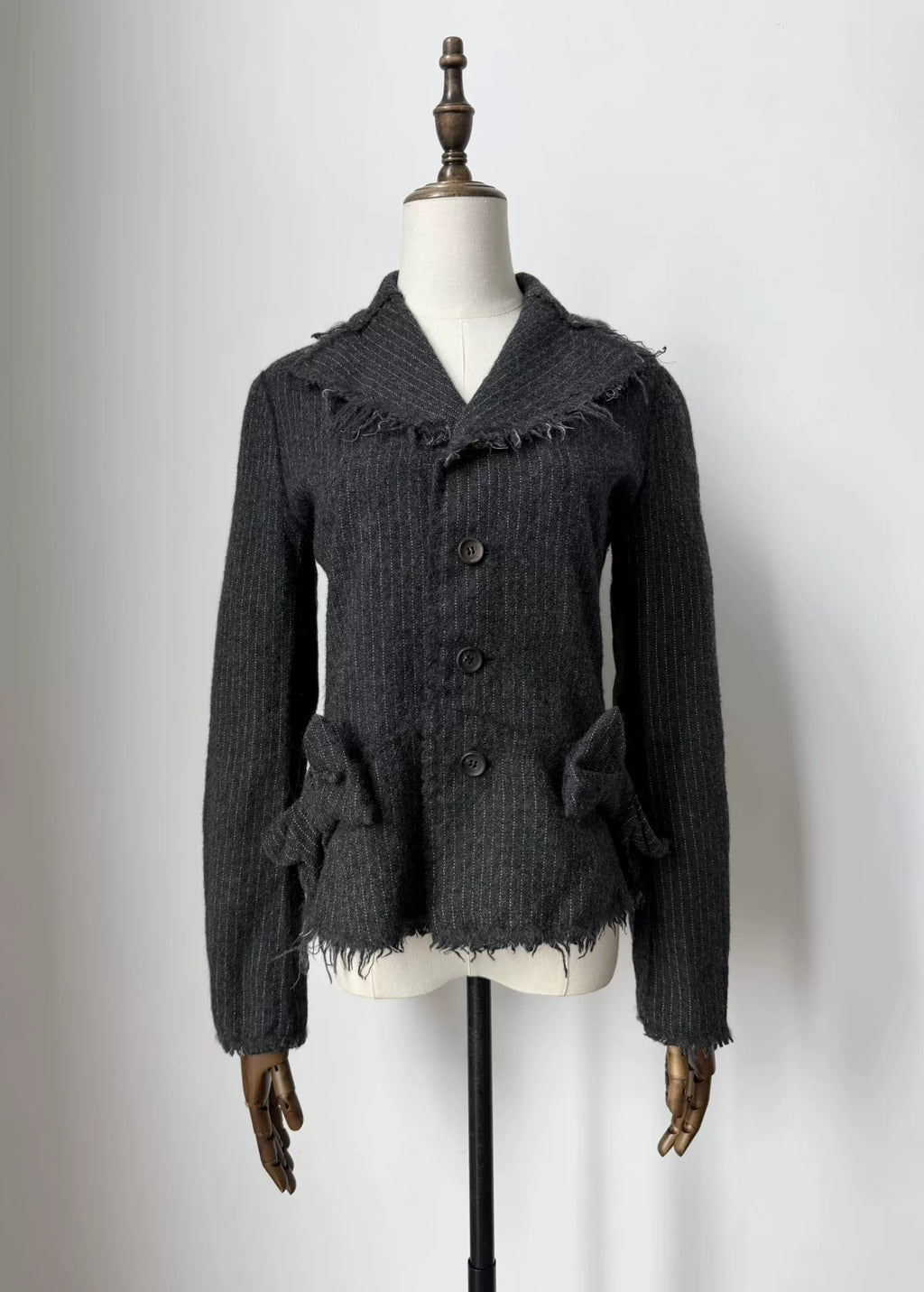 Junya Watanabe 2003 Runway Wool Flannel Butterfly Jacket Top