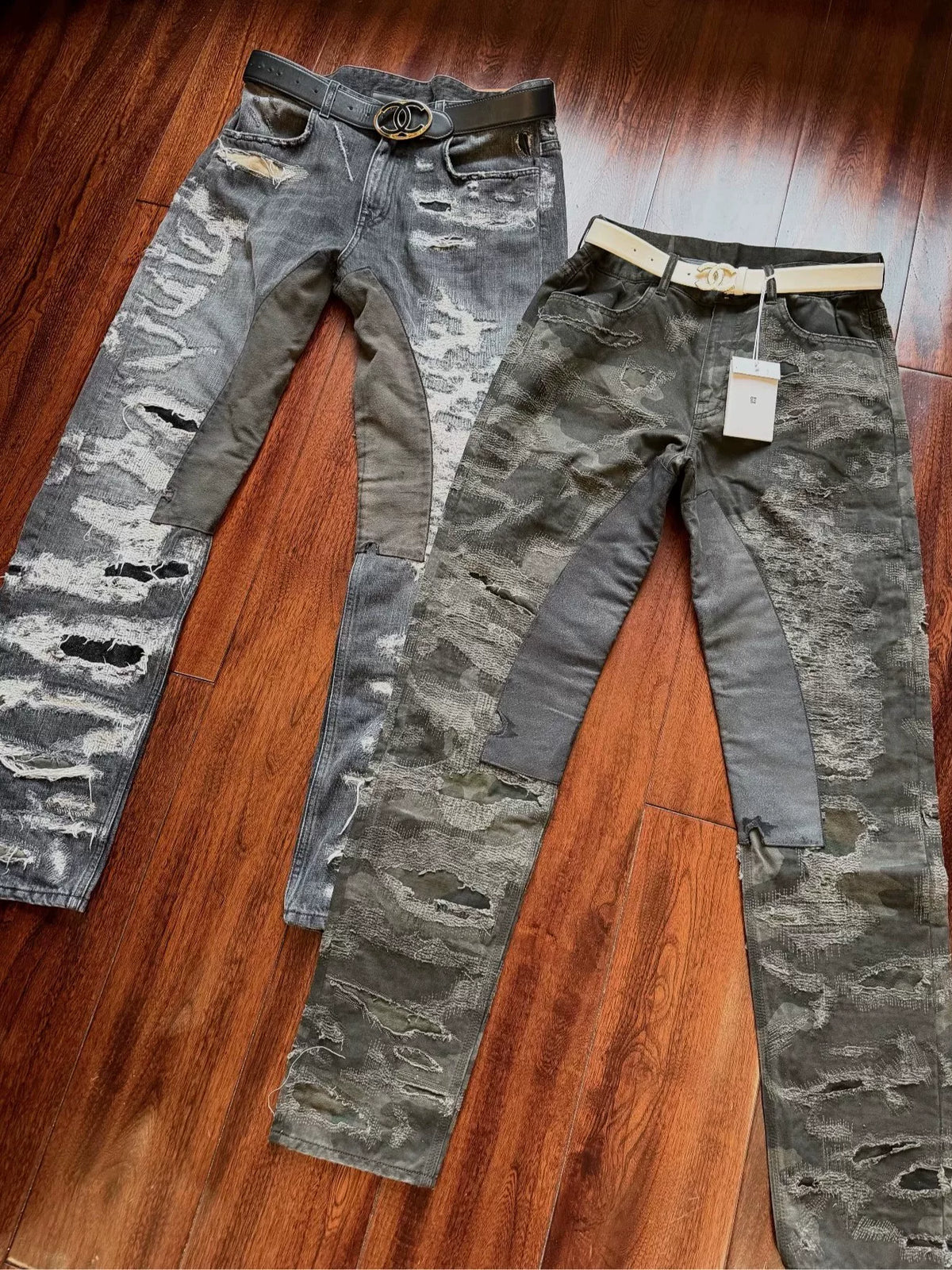Givenchy Boro Distressed Jeans