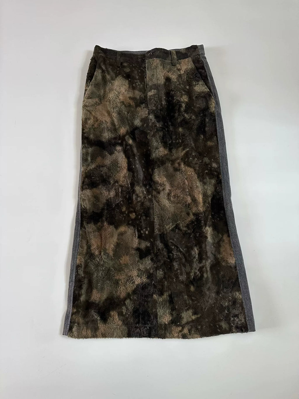 Comme Des Garcons Rei Kawakubo 2000 Tricot line fur skirt