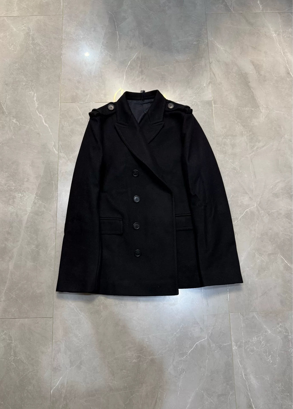 Dior SS06 Double-Breasted Shoulder-Epaulette Jacket by Hedi Slimane