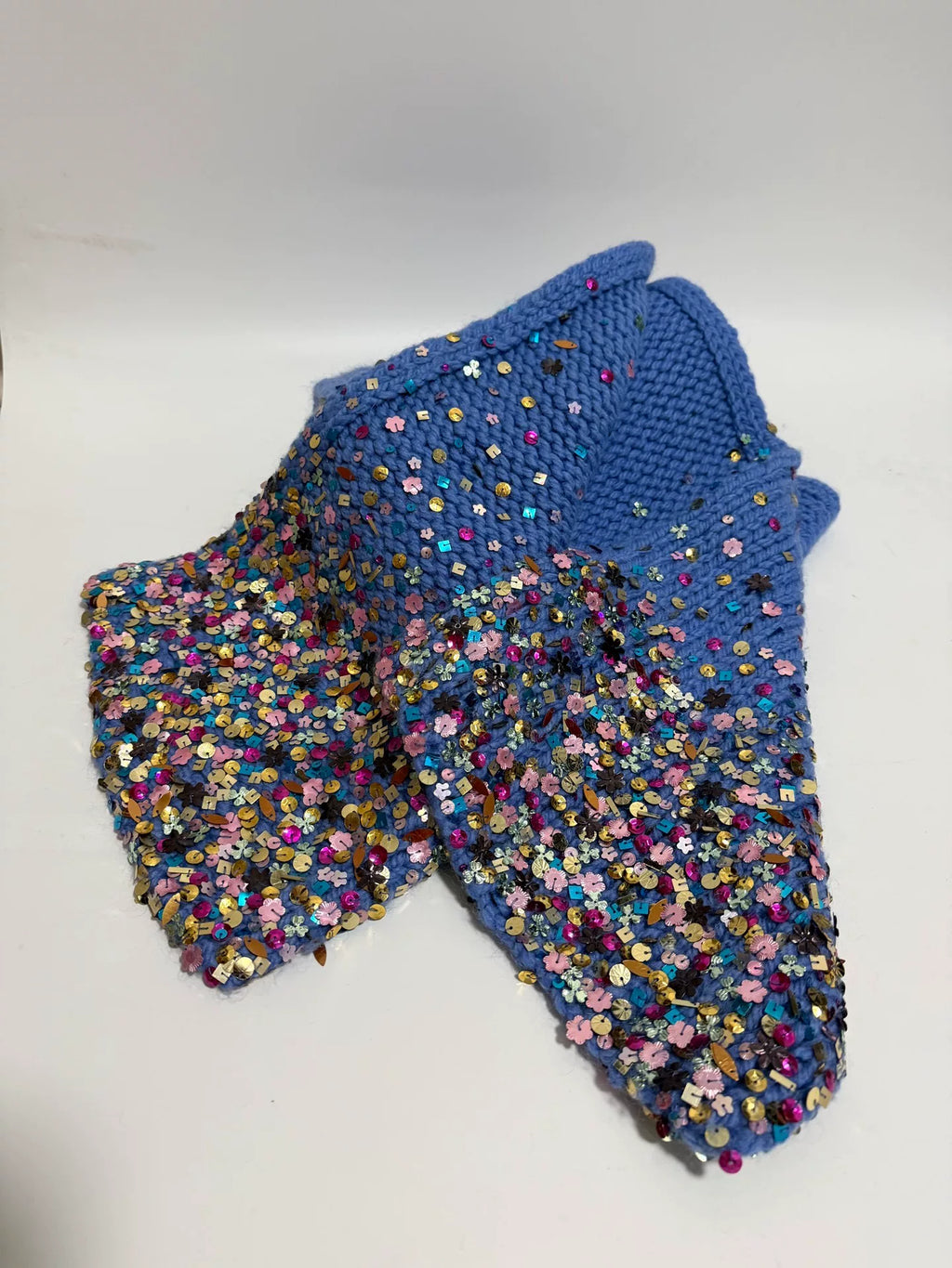 Dries Van Noten Sequin Fringe Scarf
