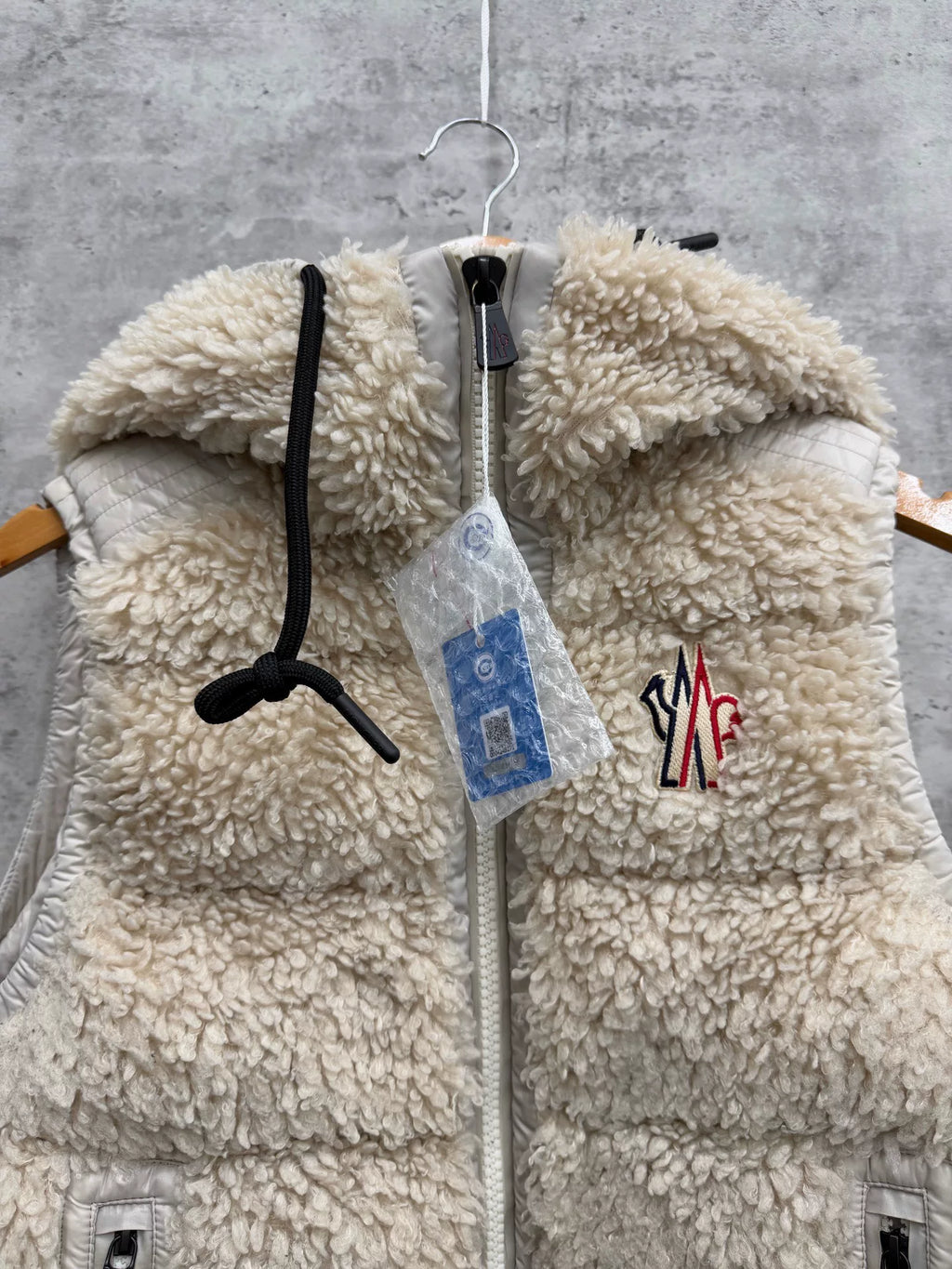 Moncler Teddy Plush Down Vest