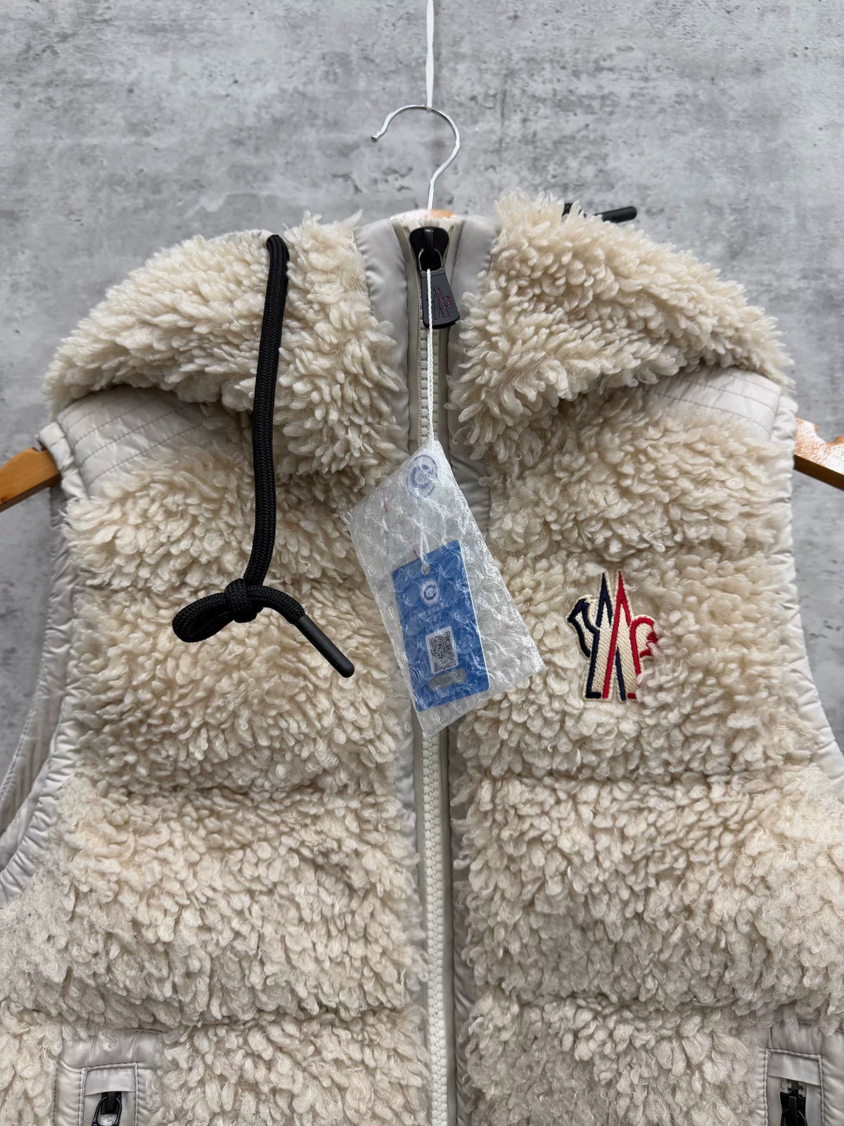 Moncler Teddy Plush Down Vest