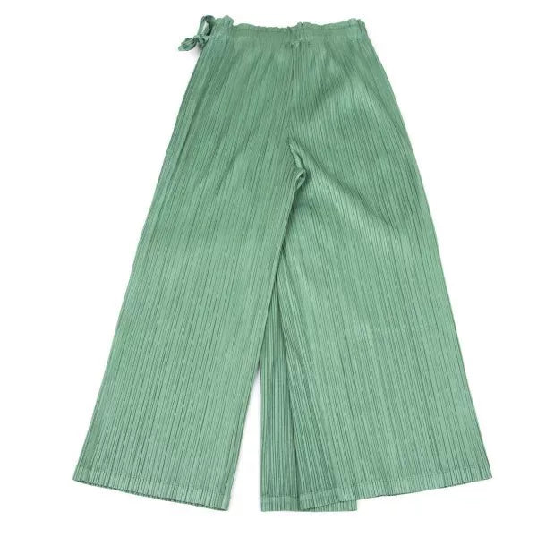 Issey Miyake Vintage Green Pleated Pants