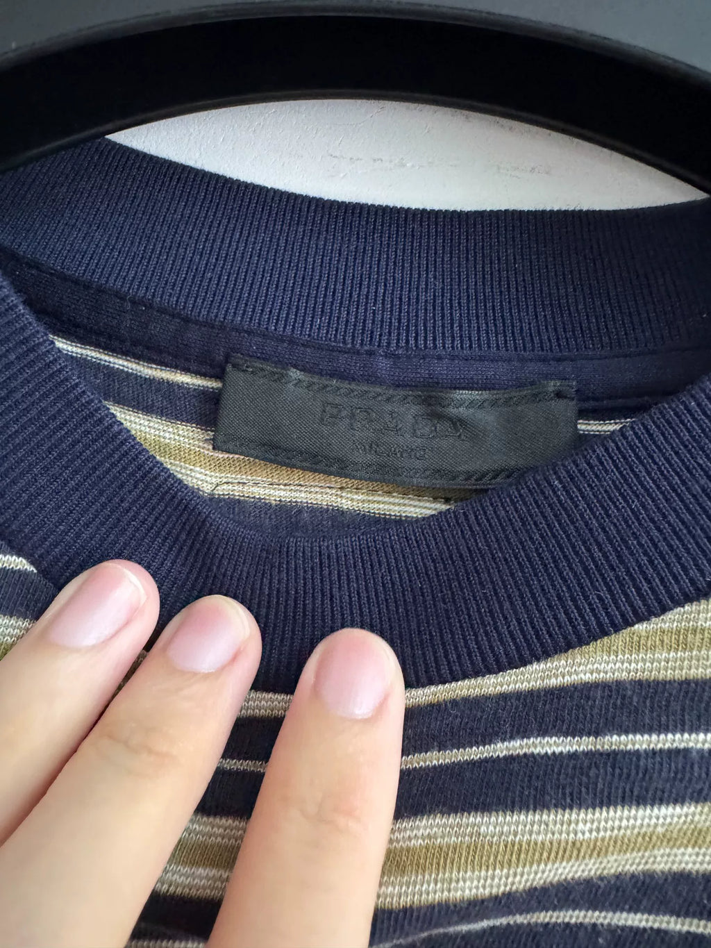 Prada Isetan Pop Up Striped Short Sleeve