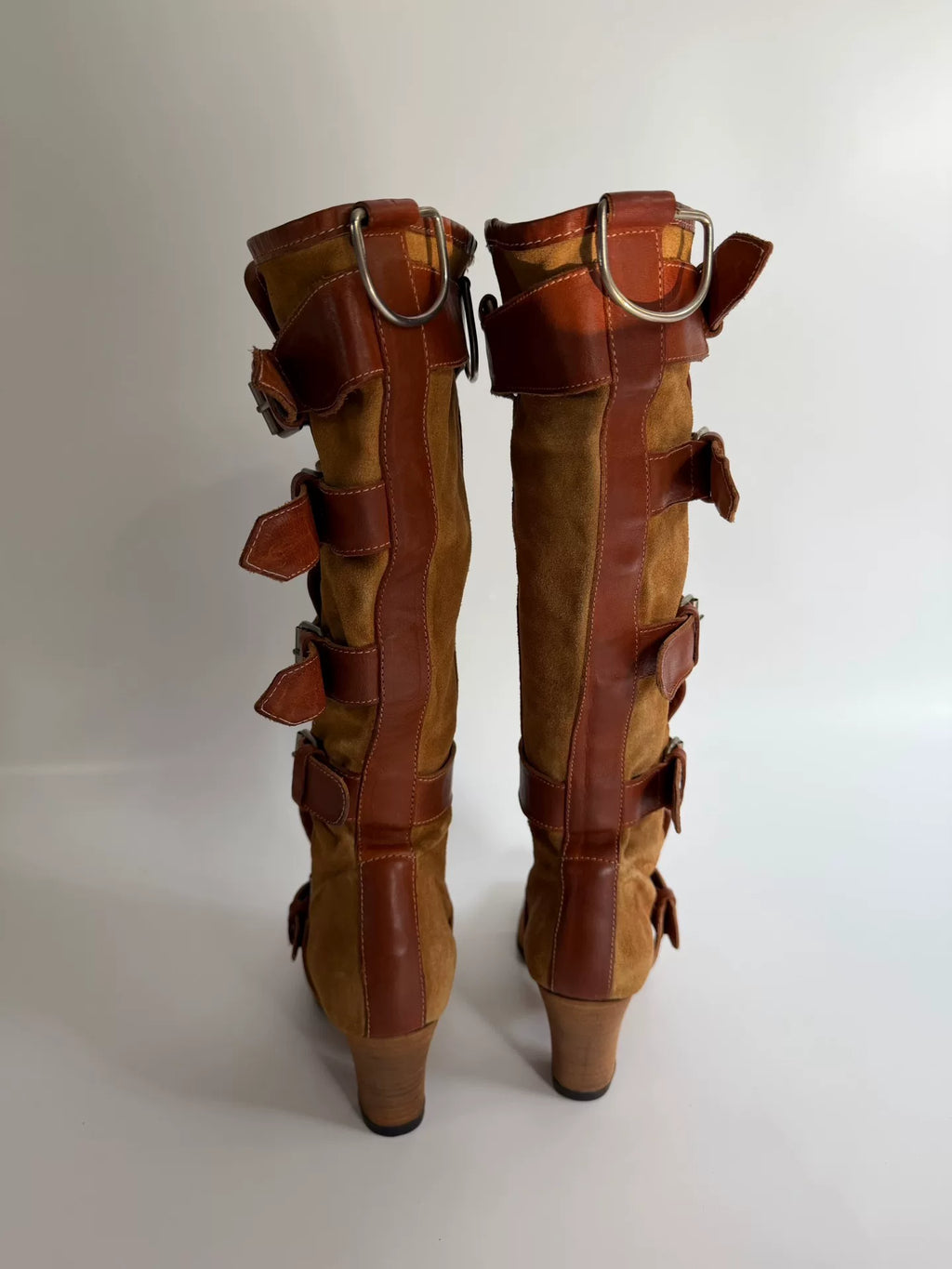 Vivienne Westwood Beige Pirate Boots