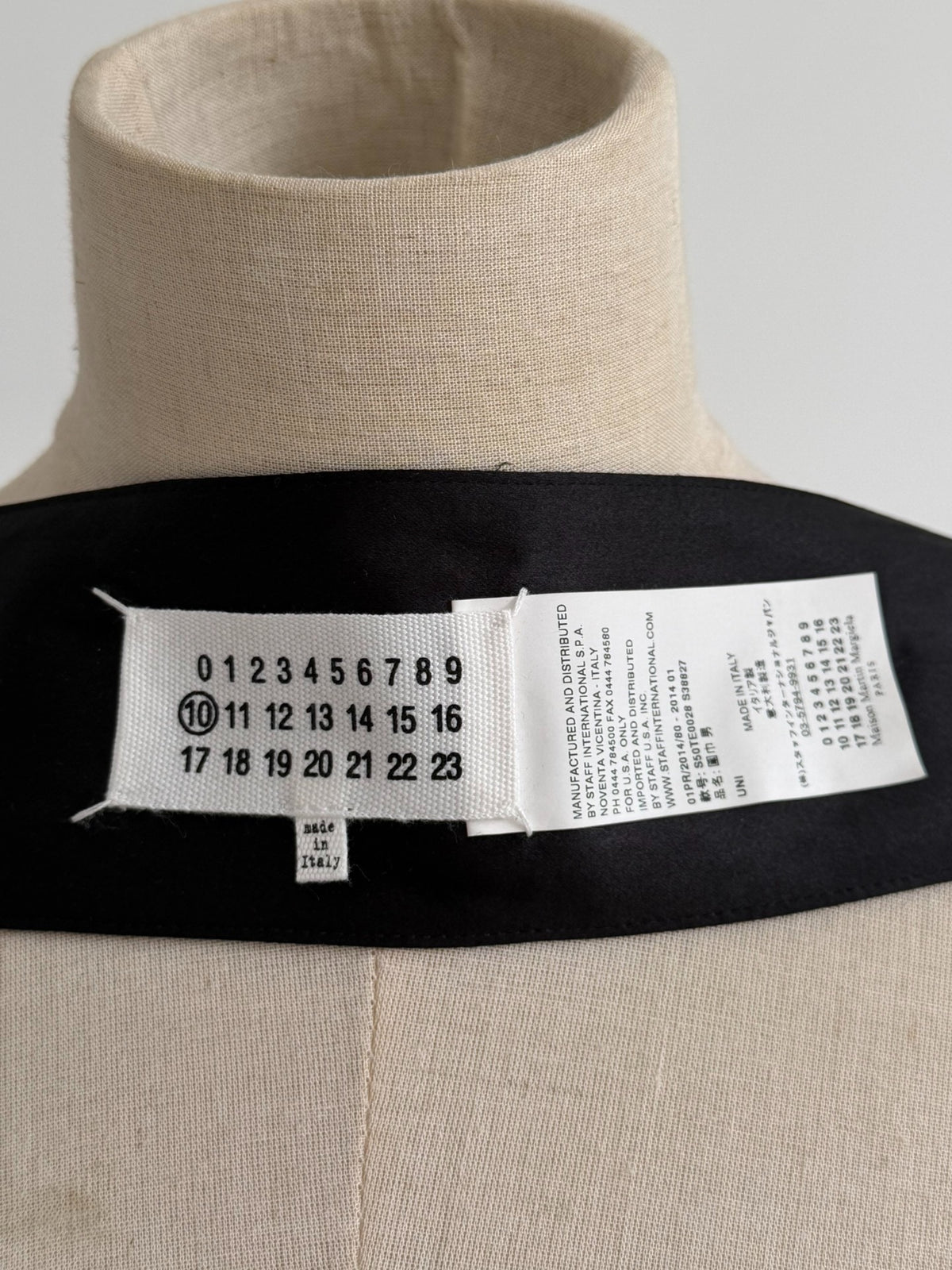 Maison Martin Margiela FW14 'Chain Fringe' Silk Scarf