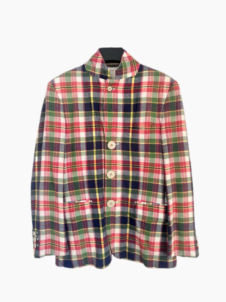 Comme Des Garcons 08SS Multicolor Plaid Jacket