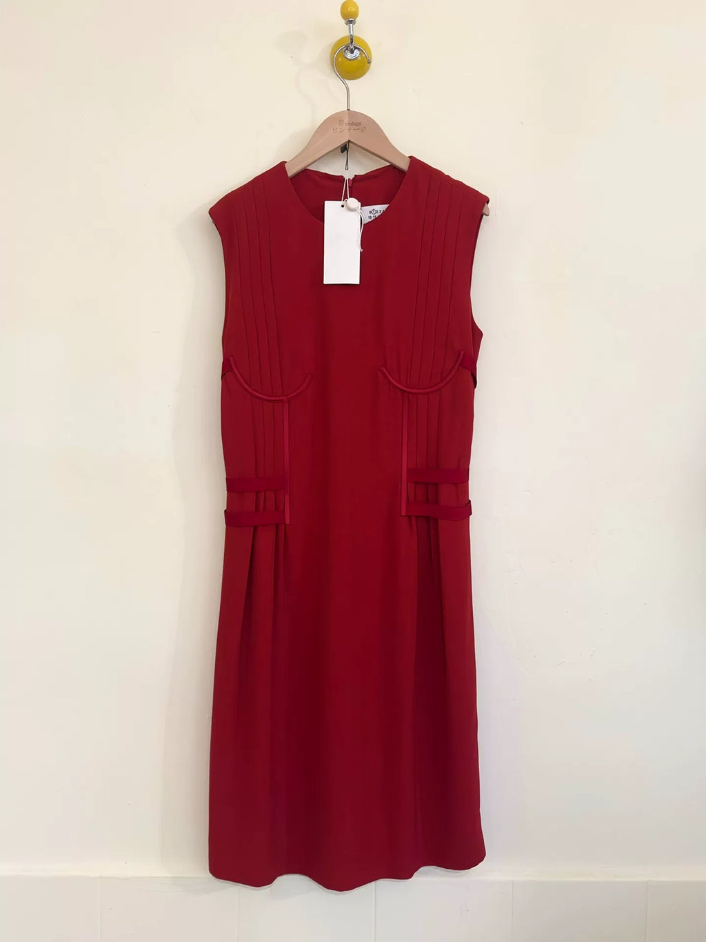 Maison Margiela Waist-Cinched Buckle Dress