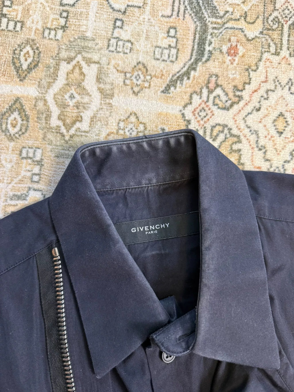 Givenchy Double-Layer Side-Zip Shirt Jacket