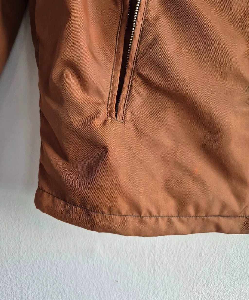 Helmut Lang Orange Biker Jacket