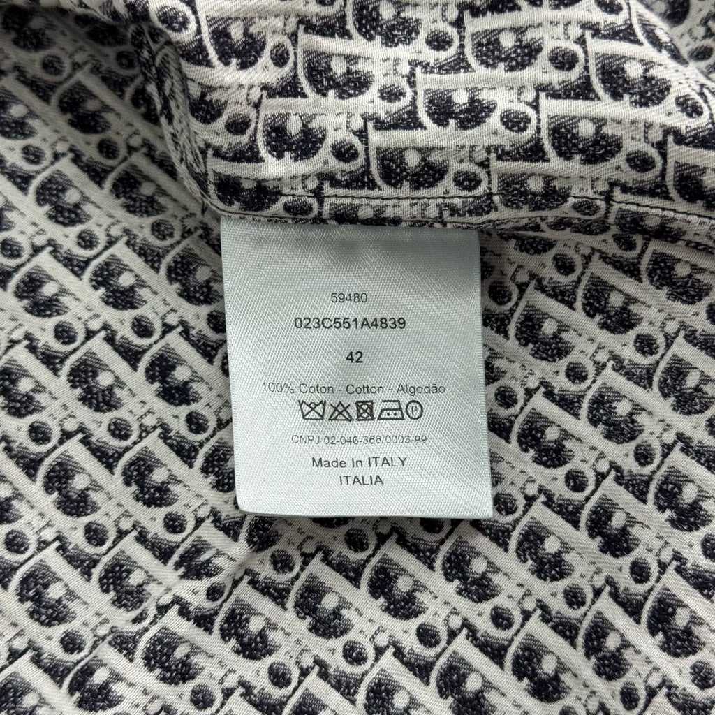 Dior Classic Monogram Short Sleeve Shirt