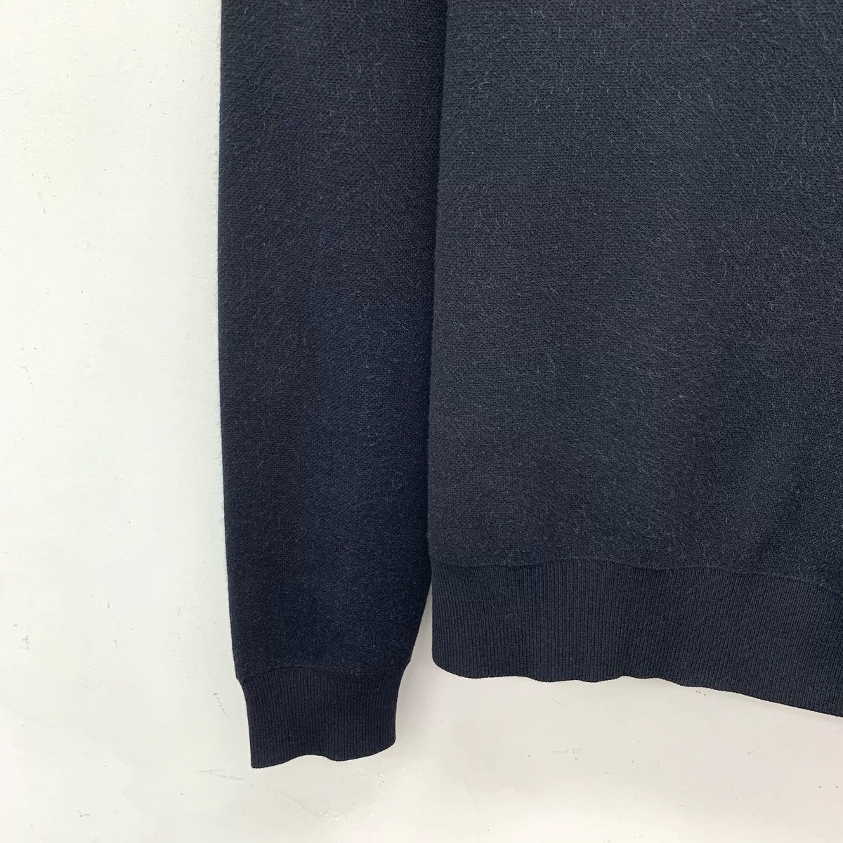 Valentino Black Wing Embroidered Crew Neck Knit Sweater