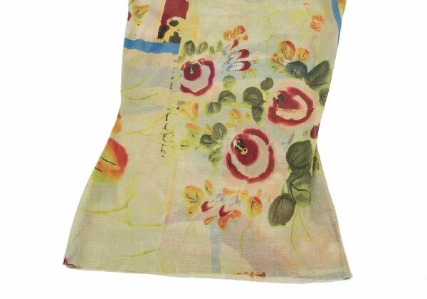 Jean Paul Gaultier Watercolor Floral Sleeveless Top