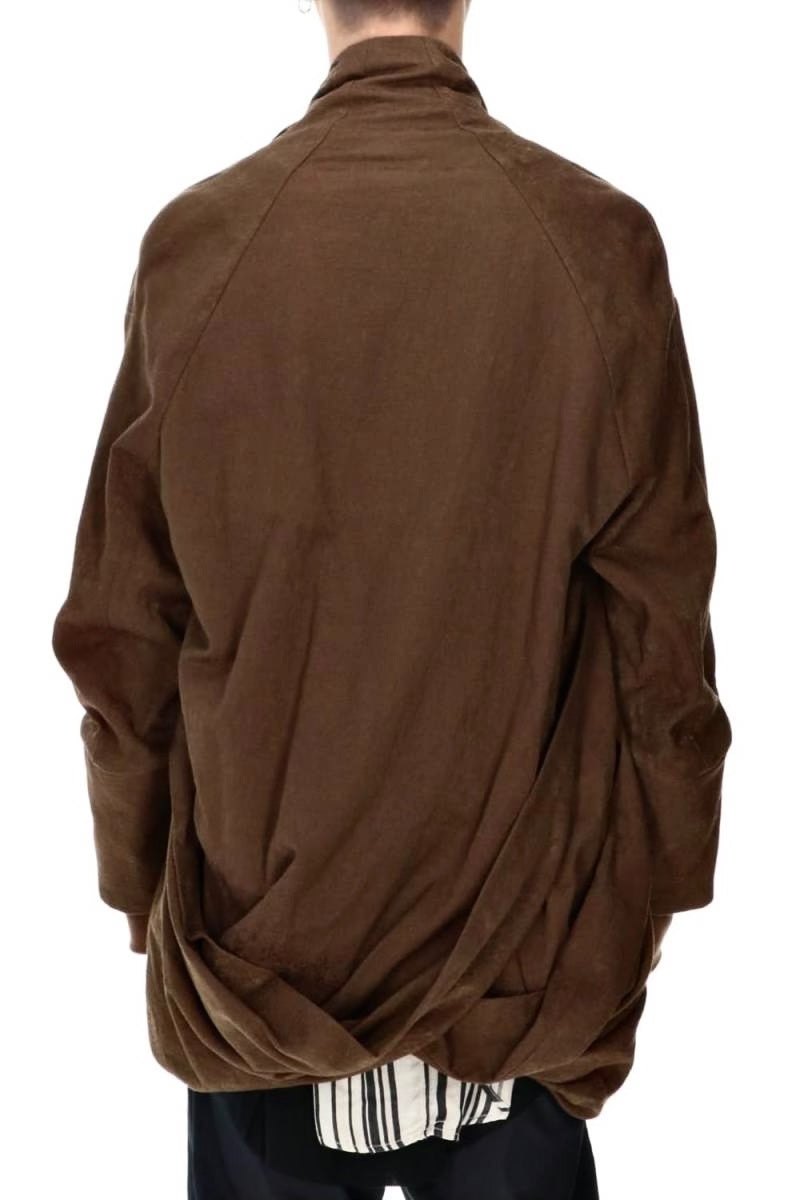 Julius_7 Wasteland-style jacquard oversized jacket