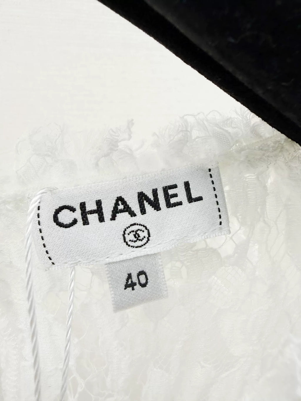 Chanel Camellia Lace Top