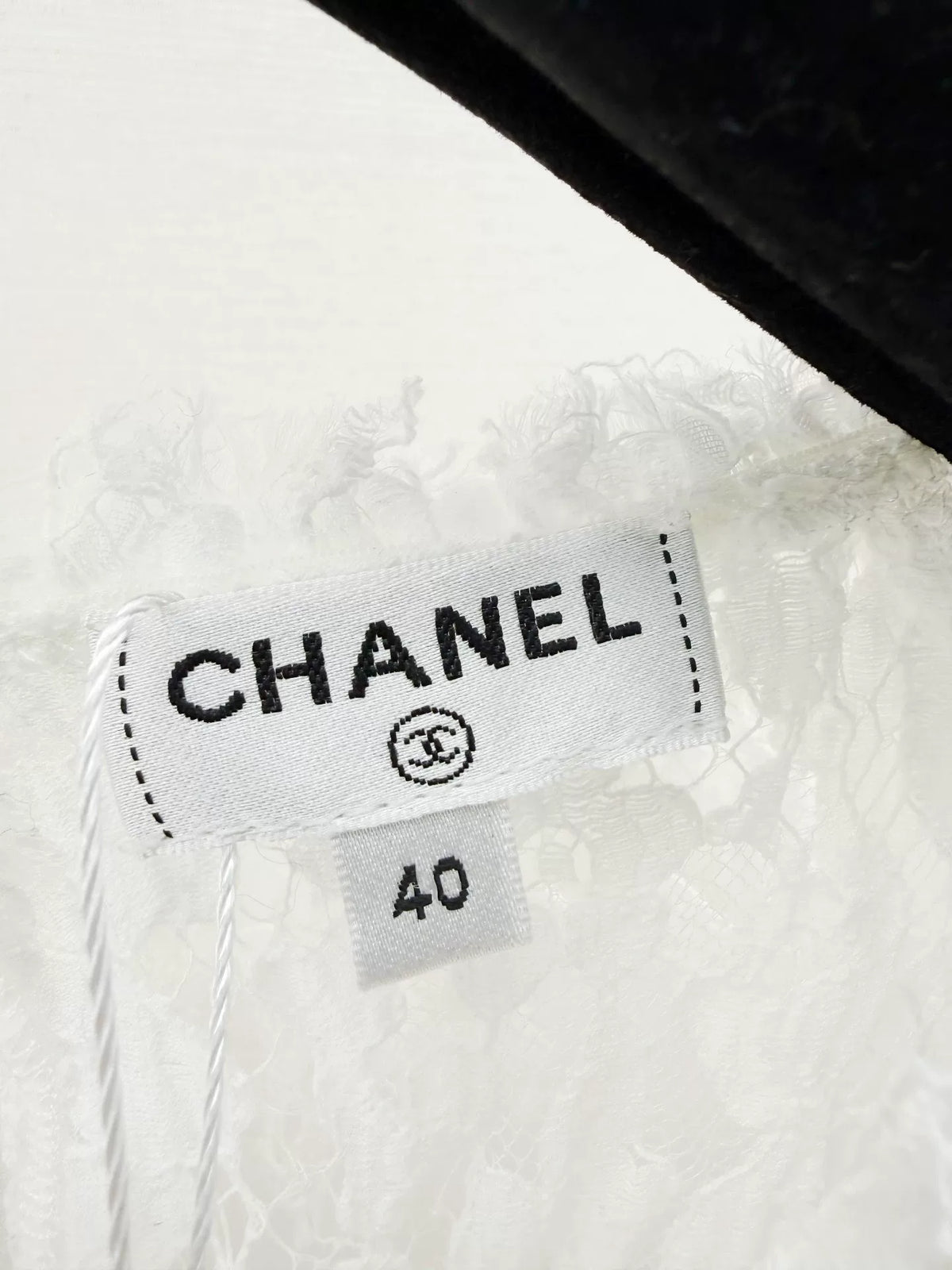 Chanel Camellia Lace Top