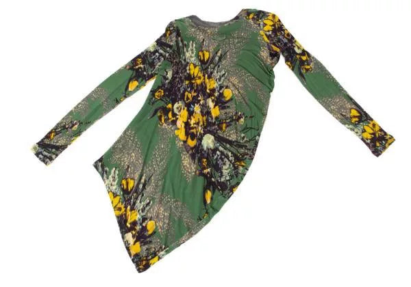 Jean Paul Gaultier Vintage Green Floral Top