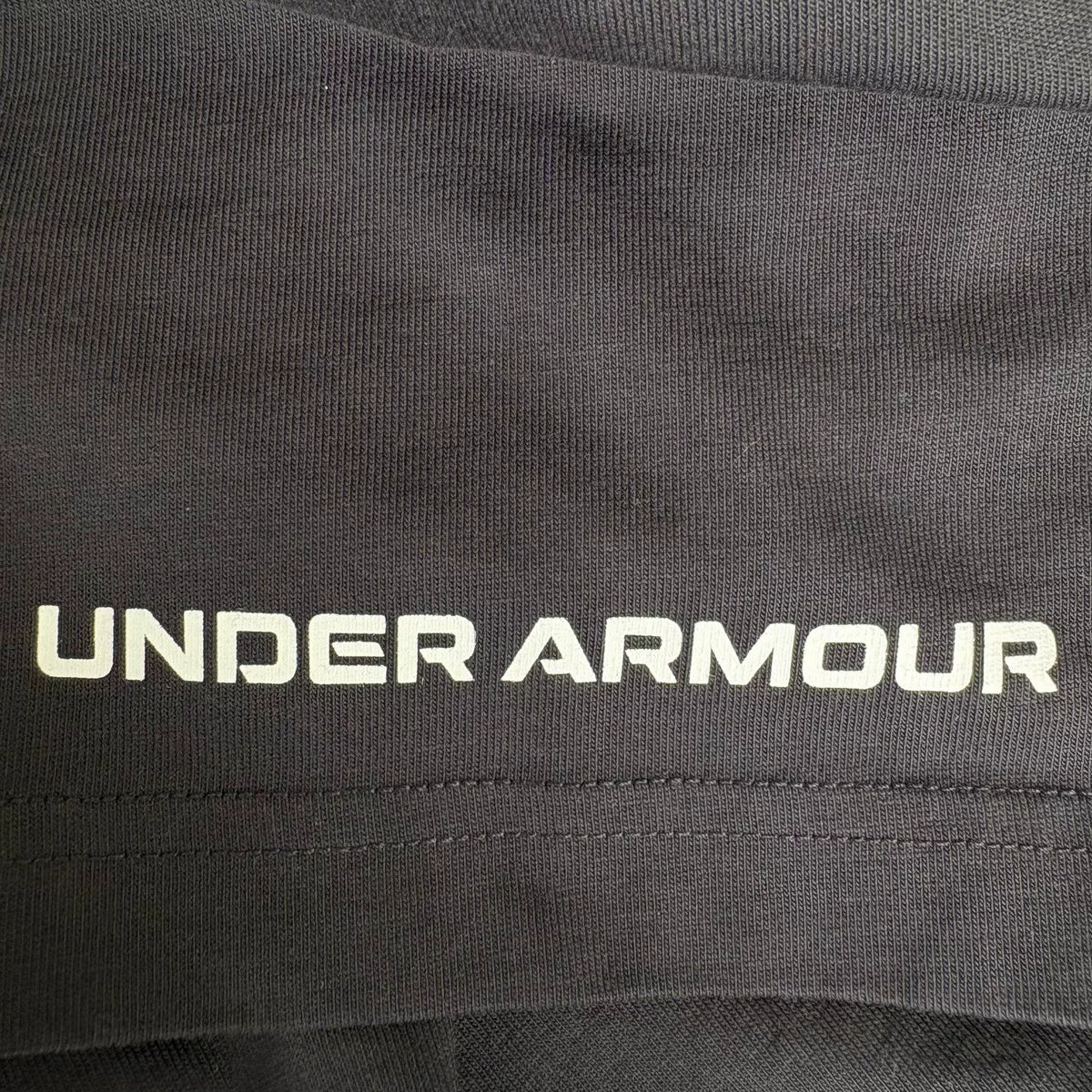 Balenciaga × Under Armour SS25 Black Letter Logo Print Short Sleeve Top