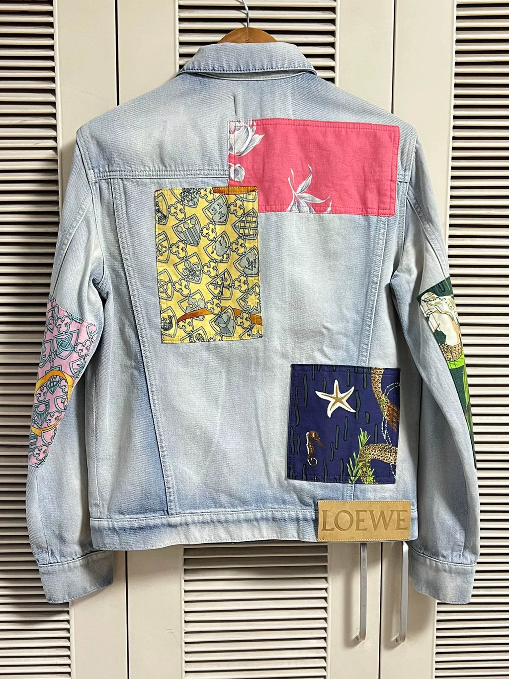 Loewe Patchwork Denim Jacket