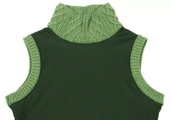 Jean Paul Gaultier Vintage Green Fur-Collar Jacket