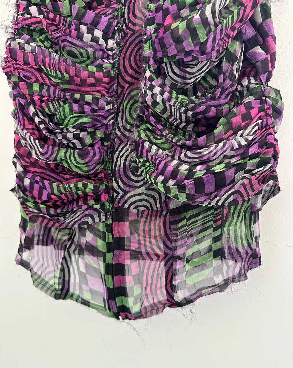 Comme Des Garcons 2001 Runway Plaid Top