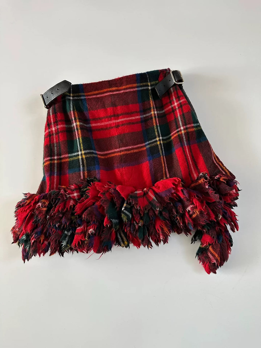 Comme Des Garcons Rei Kawakubo 2000 runway show piece, heavyweight three-dimensional pleated mini skirt