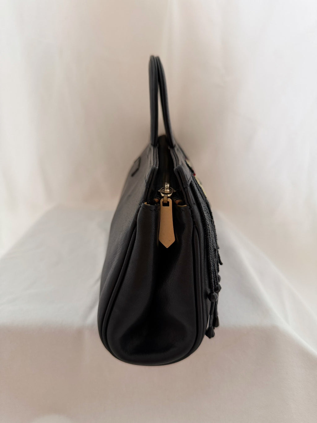 Jean Paul Gaultier 90s Beige Fringe Tote Bag