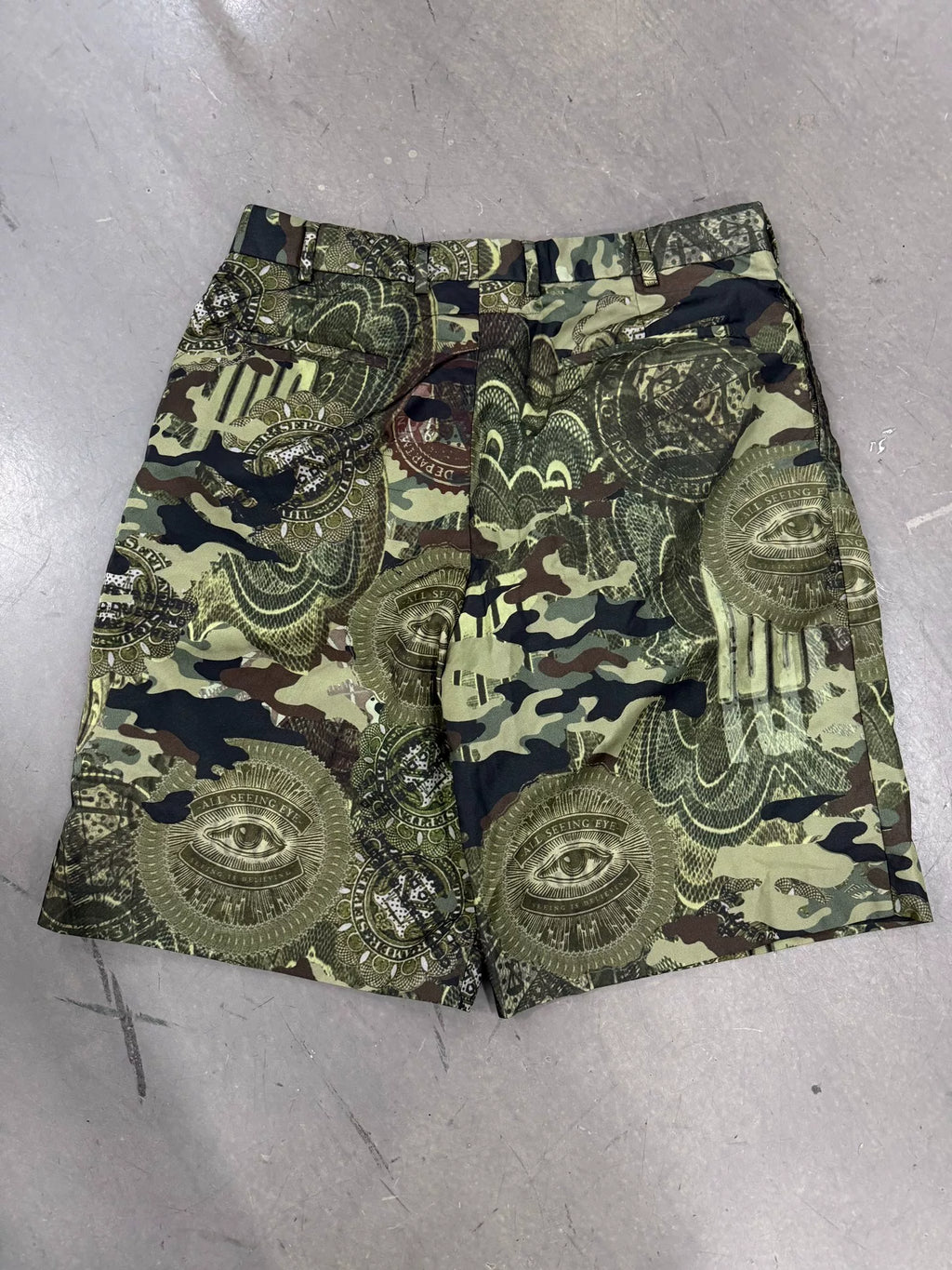 Givenchy Camo Print Shorts