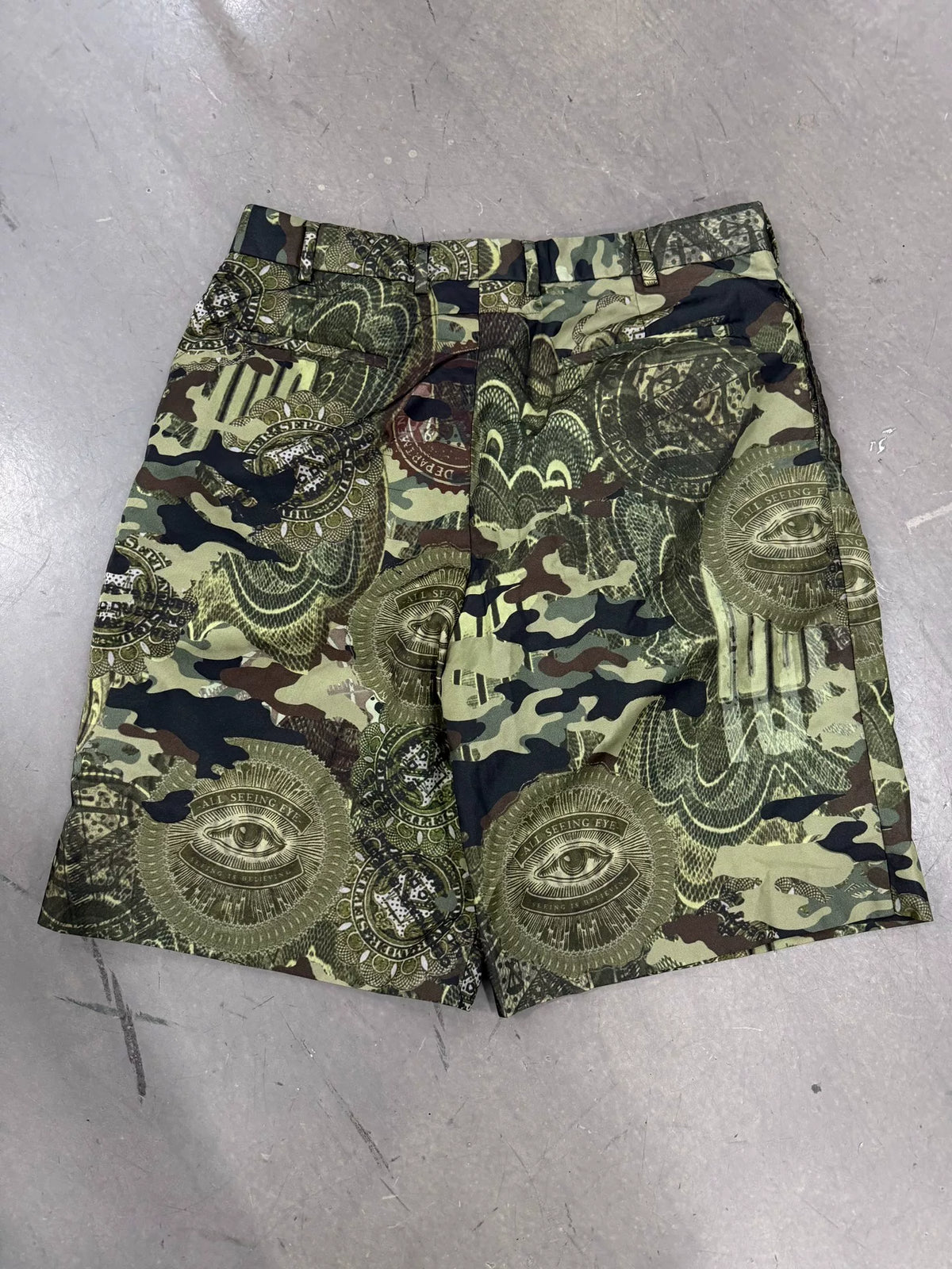 Givenchy Camo Print Shorts