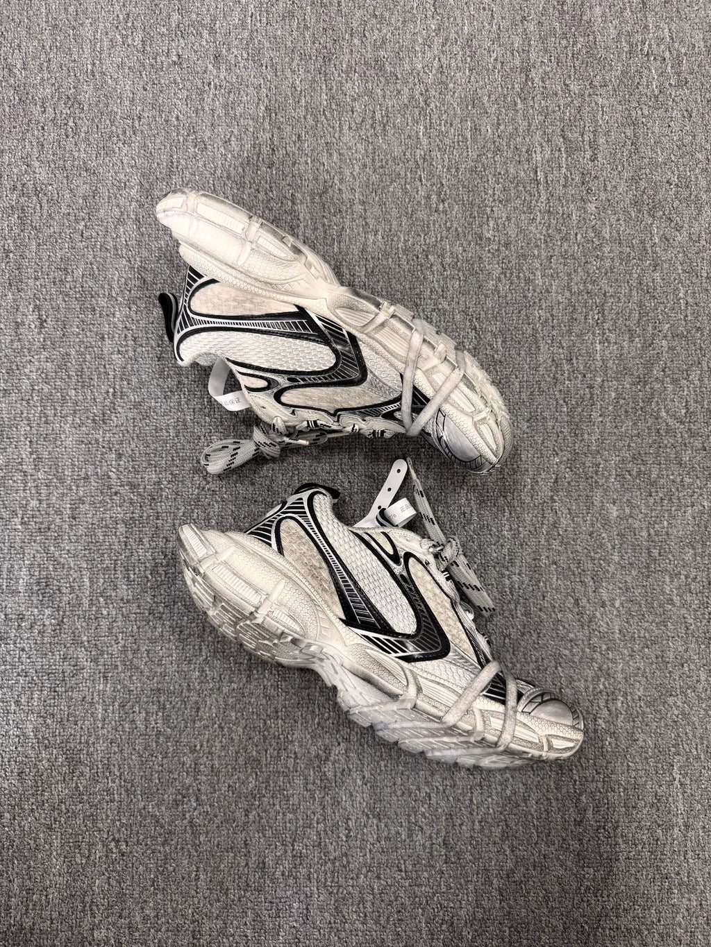 Balenciaga 3XL Black White Sneakers