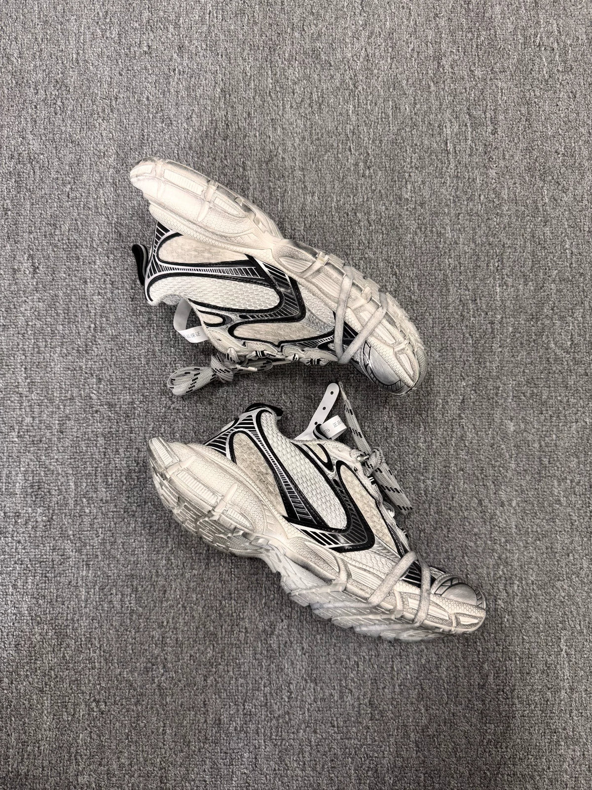 Balenciaga 3XL Black White Sneakers