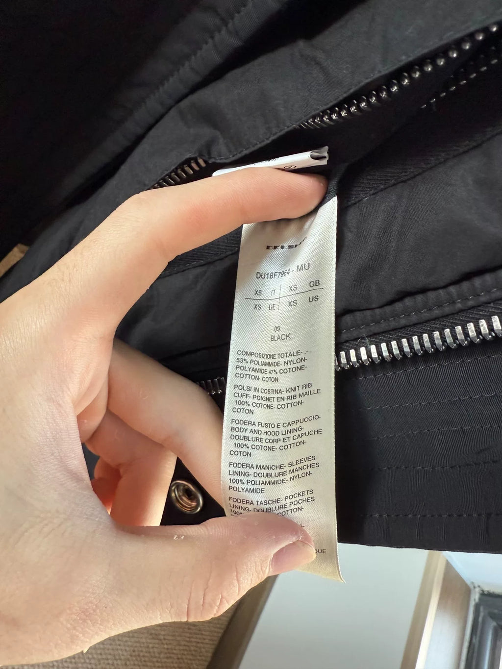 Rick DRKSHDW Owens Padded Hooded Coat