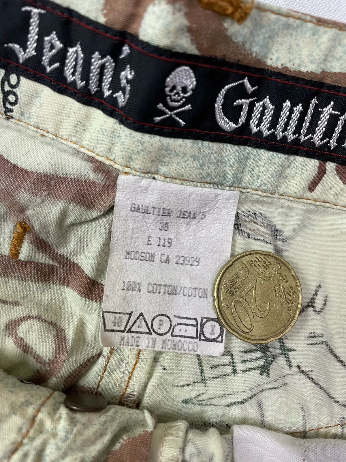 1994 Spring/Summer Jean Paul Gaultier Graffiti Print Trousers