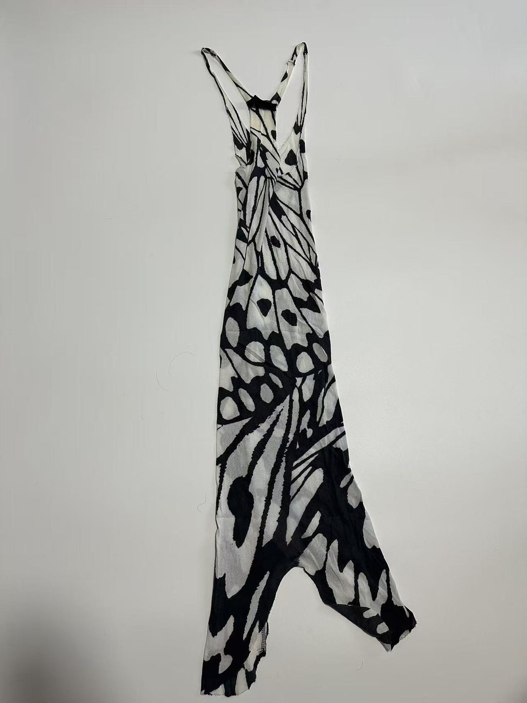 If Six Was Nine Black Pattern Visual Avant‑Garde Sleeveless Butterfly Shirt Vest