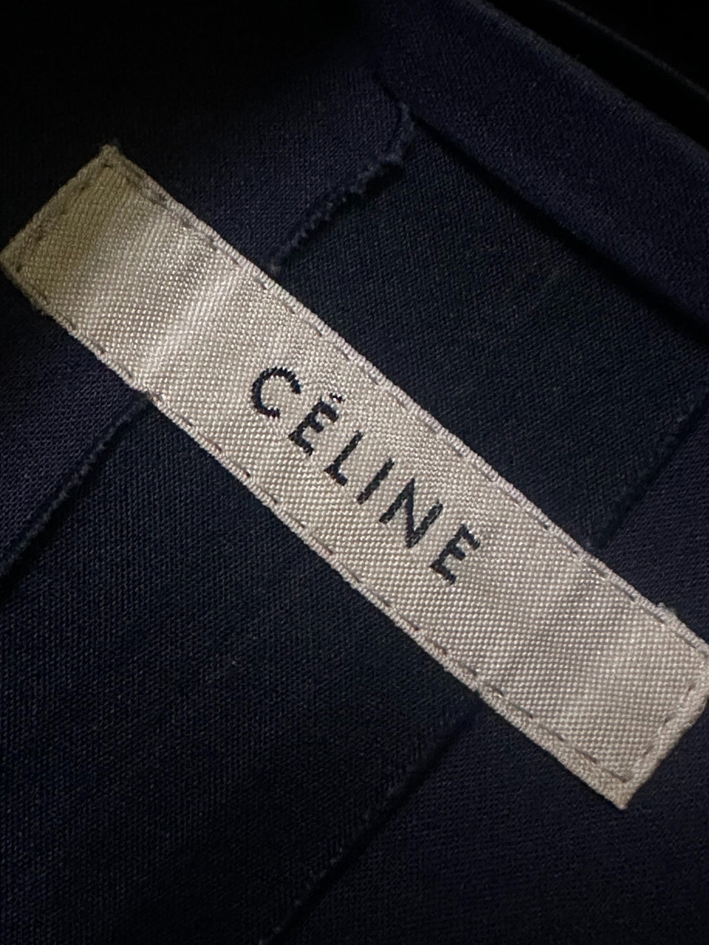 Celine 90s Double-Breasted Trench Coat