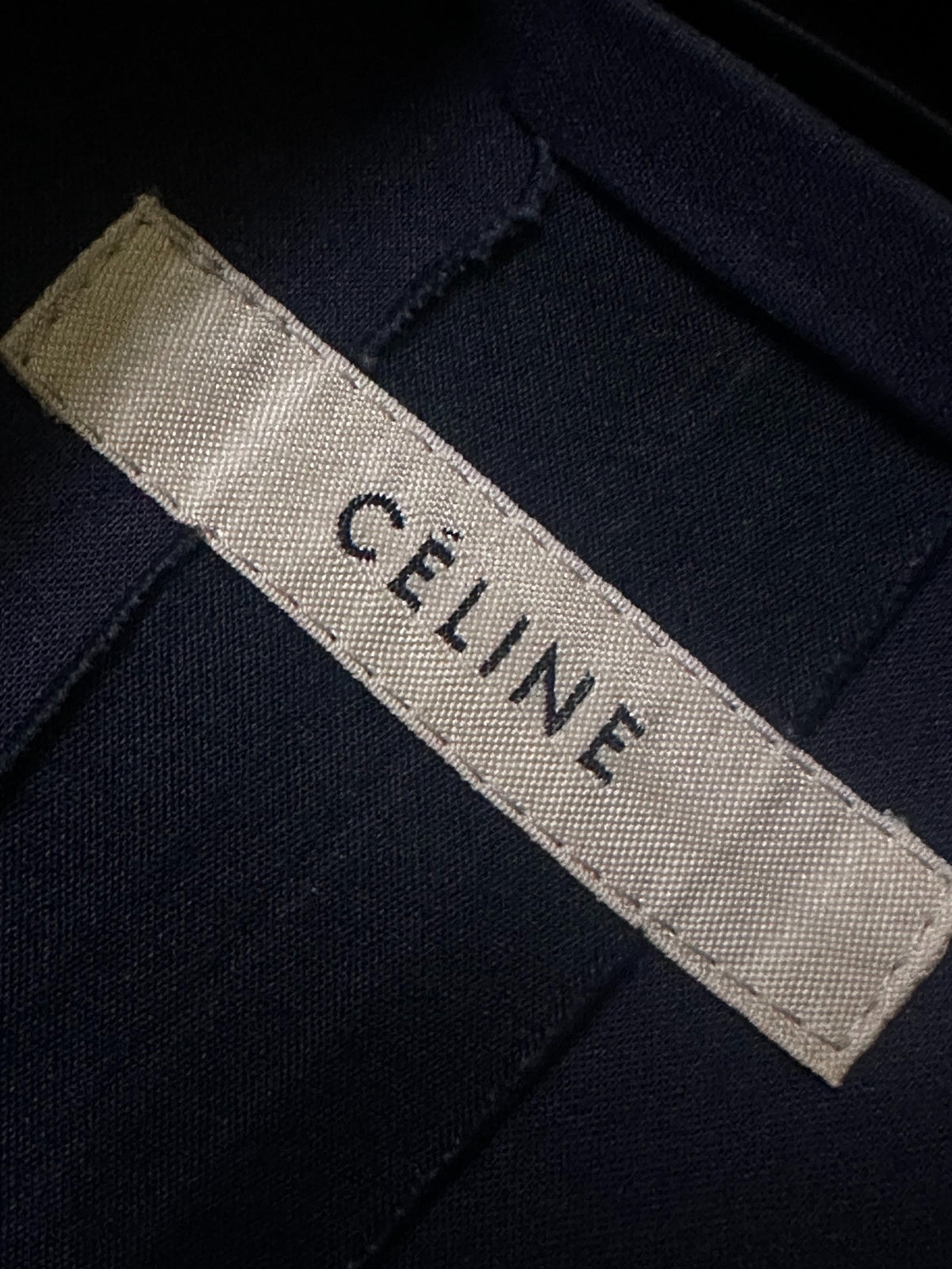 Celine 90s Double-Breasted Trench Coat