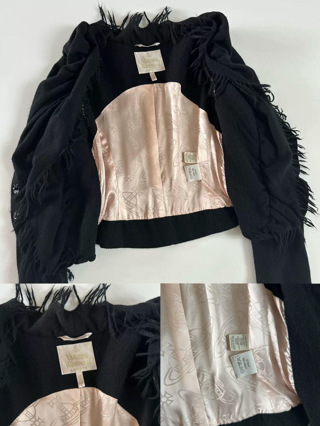 Vivienne Westwood 2000 Label Runway Fringe Jacket