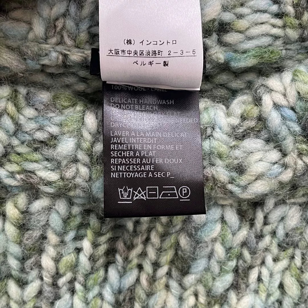 Ann Demeulemeester Crew Neck Multi-Color Knit Sweater