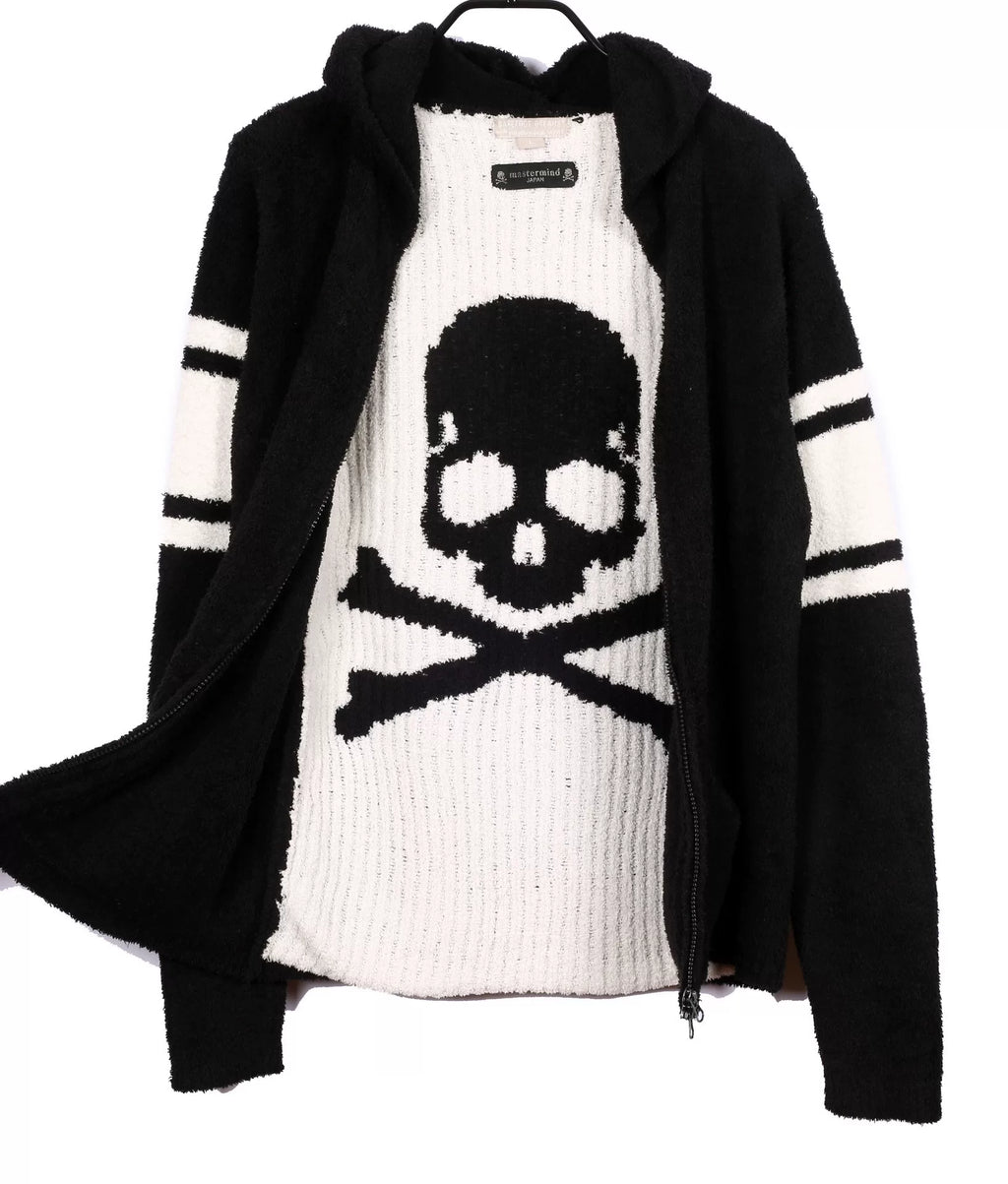 Mastermind Japan × Barefoot Dreams Terry Ron Herman Skull Hoodie