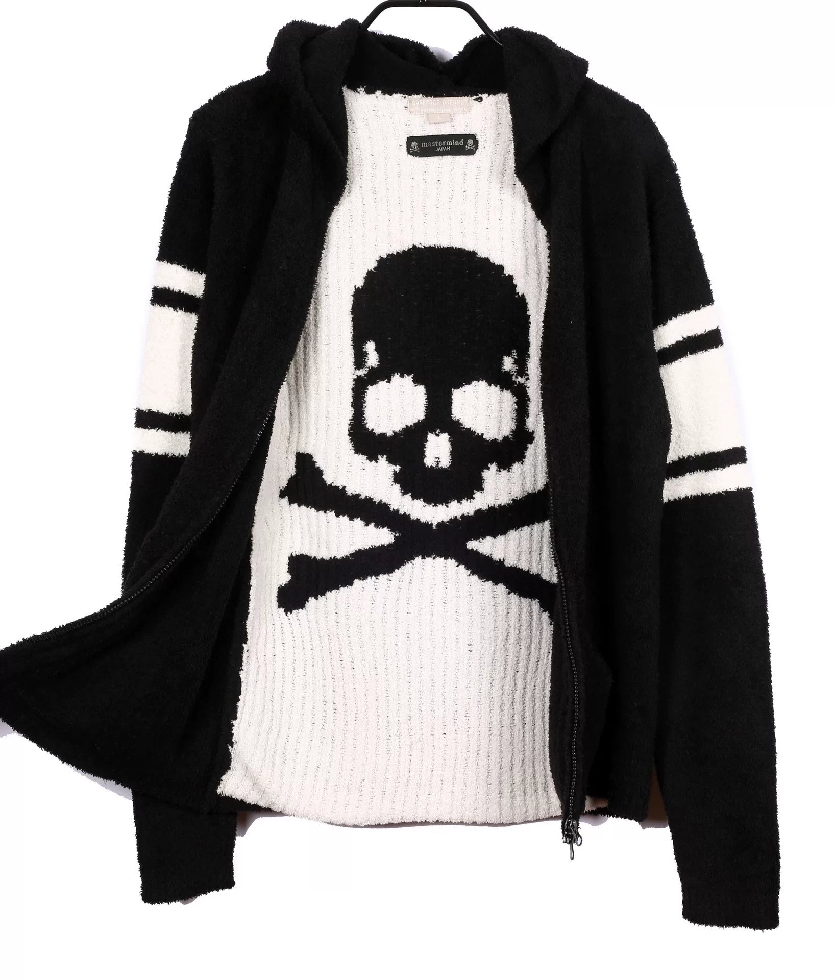 Mastermind Japan × Barefoot Dreams Terry Ron Herman Skull Hoodie