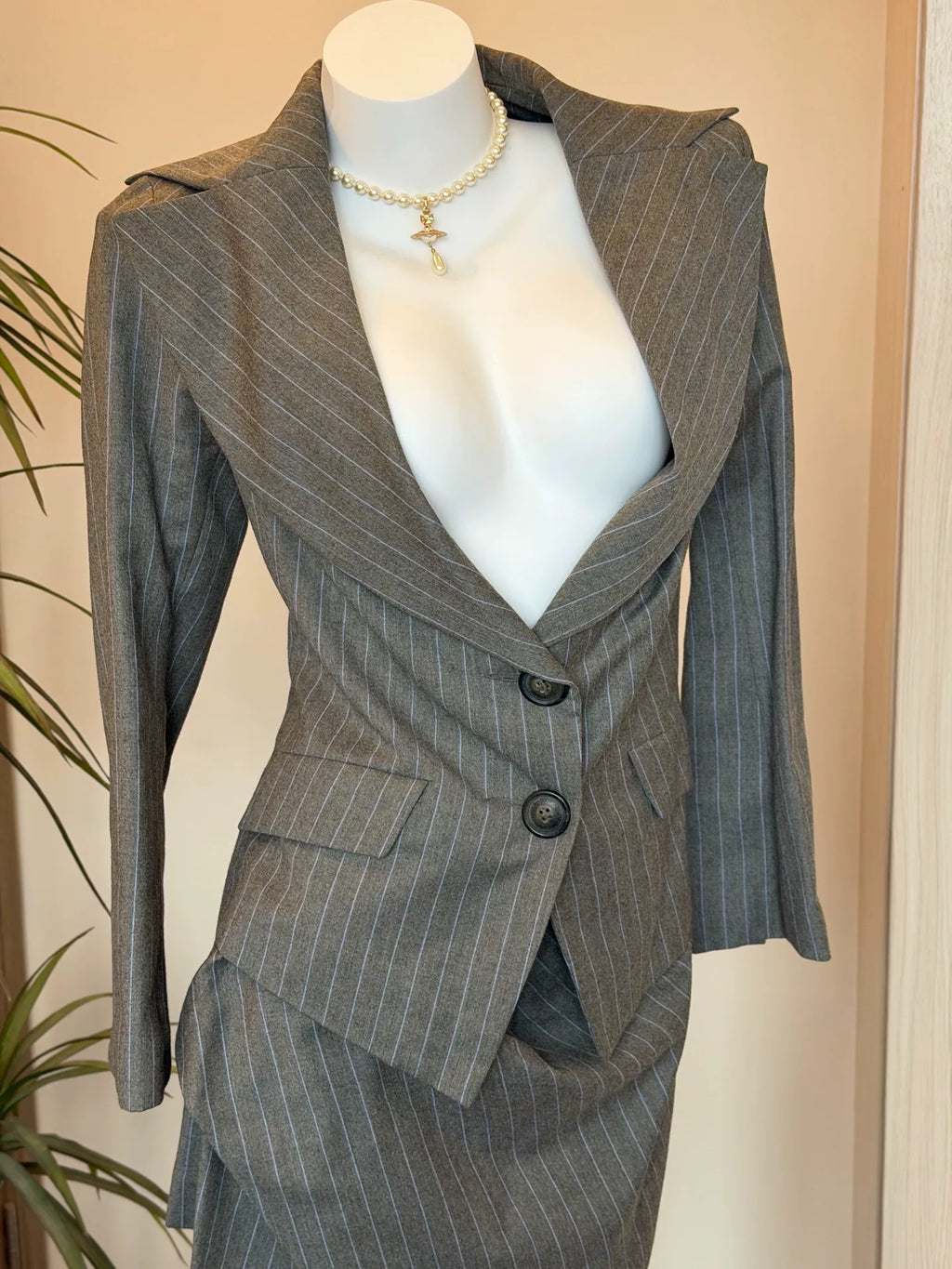 vivienne westwood used vintage suit skirt set
