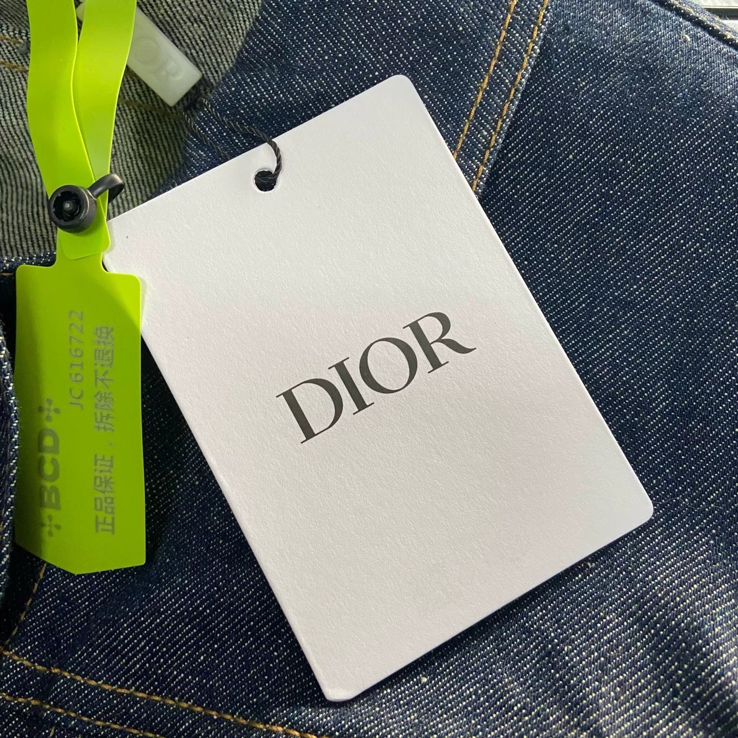 Dior Single-Breasted Denim Jacket