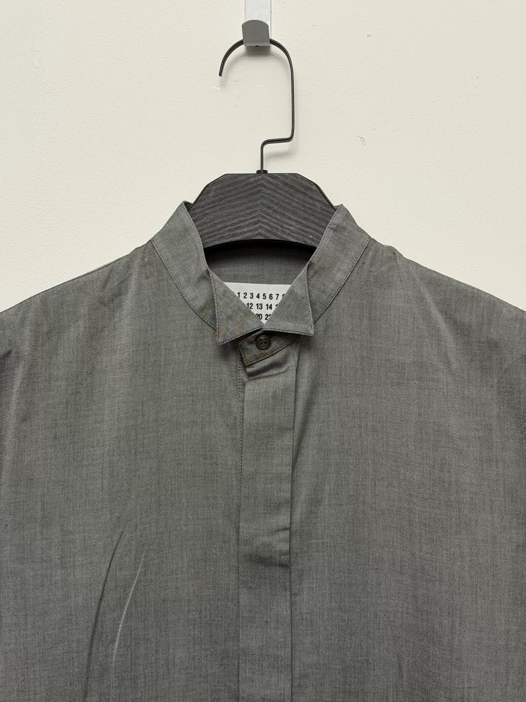 Maison Martin Margiela Wing-Collar Rayon-Cotton Shirt