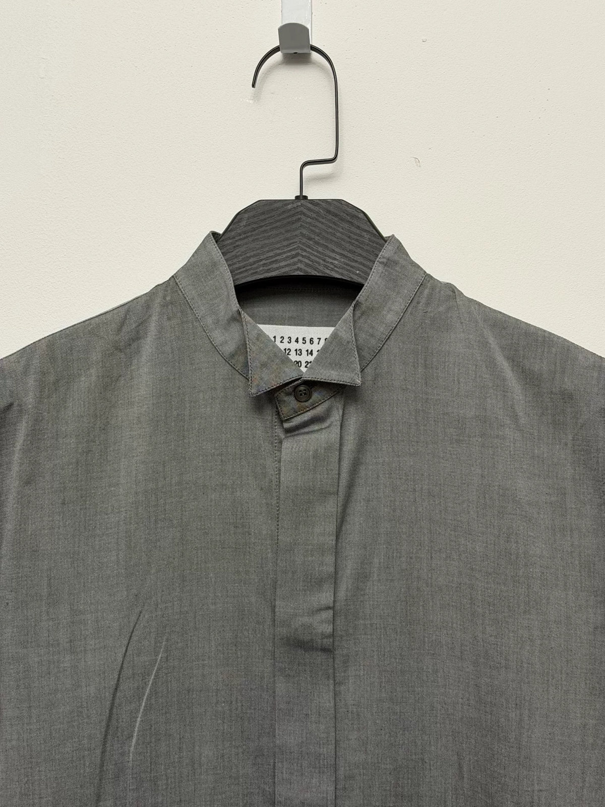Maison Martin Margiela Wing-Collar Rayon-Cotton Shirt